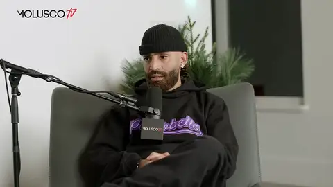 Arcángel en su entrevista. Arcángel en su entrevista.