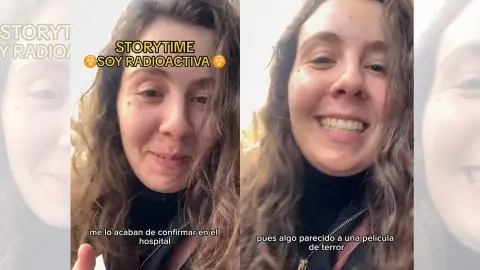 Vídeo de la tiktoker. Vídeo de la tiktoker.