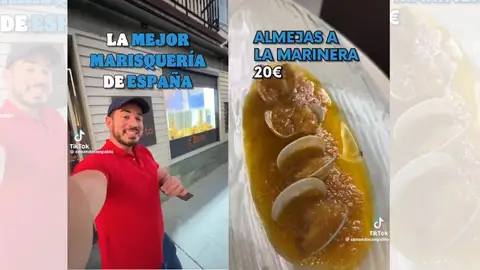 TikTok viral de un chico que va a la mejor marisquería de España. TikTok viral de un chico que va a la mejor marisquería de España.