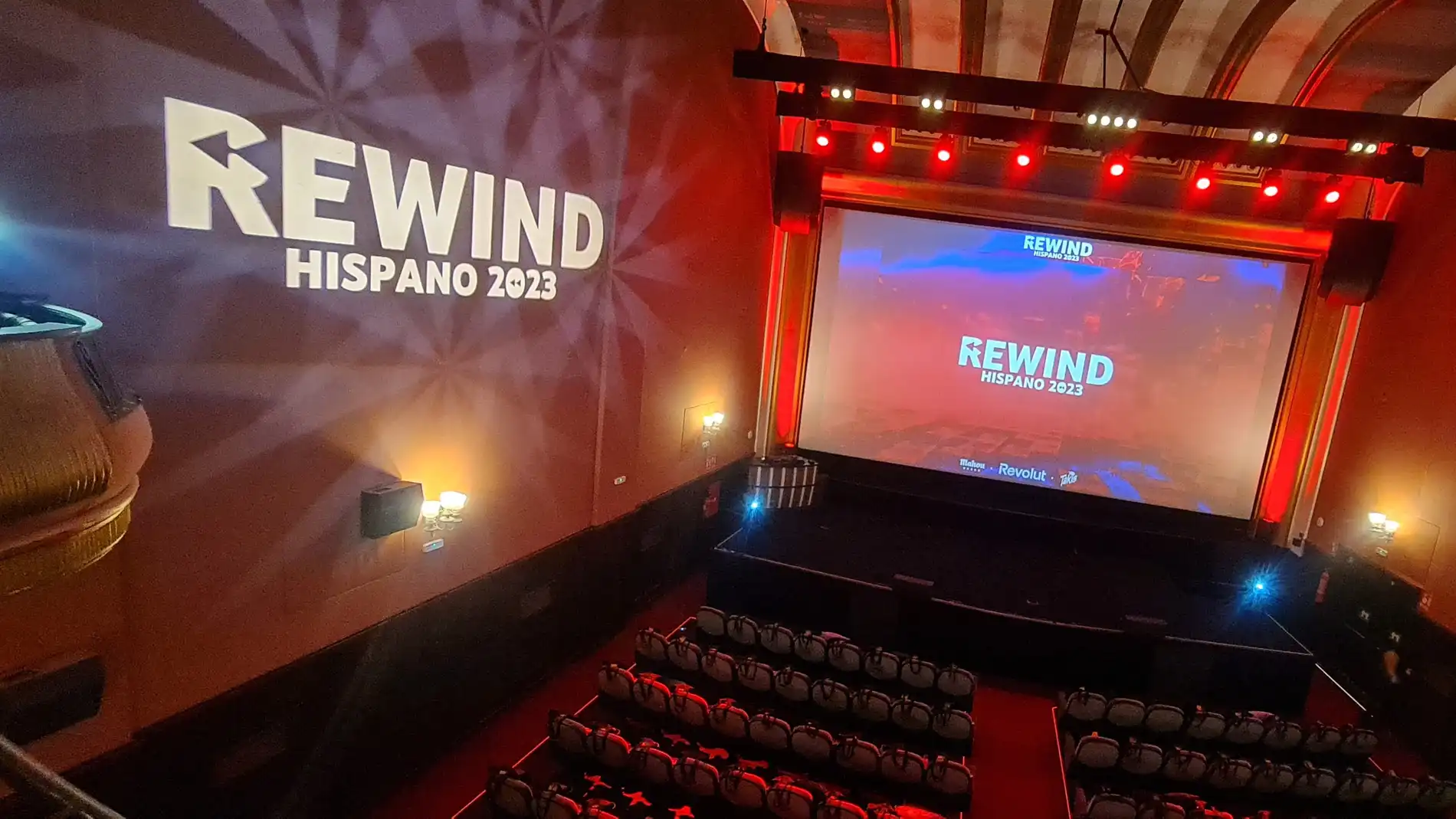 Los cines Callao, minutos antes del estreno del Rewind Hispano 2023