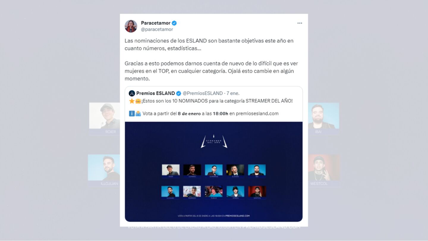 Tuit viral de Paracetamor sobre la desigualdad y los ESLAND.