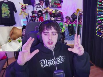 Orslok durante su primer stream de 2024.