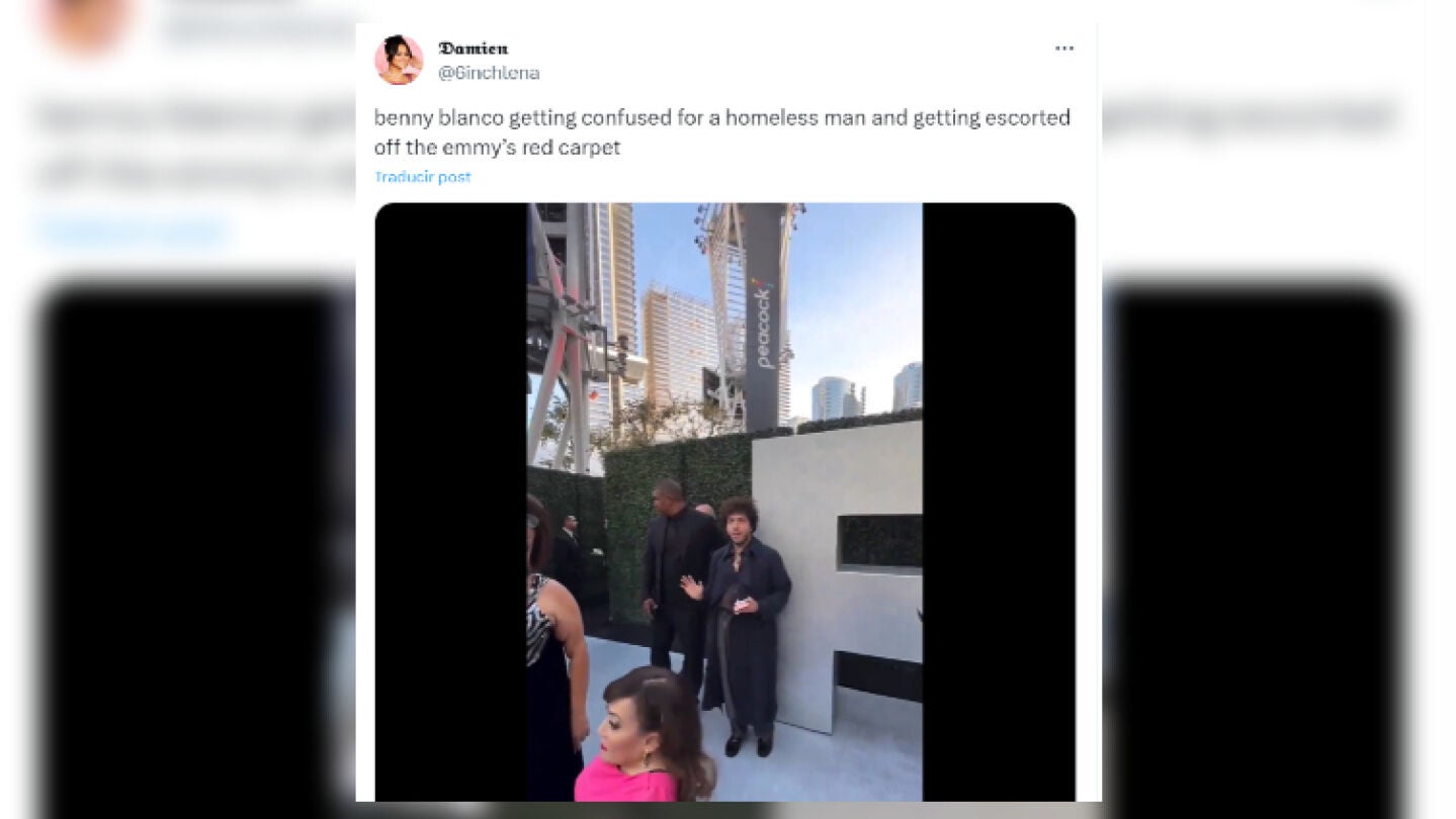 Benny Blanco y Selena Gomez en los Emmy&rsquo;s.