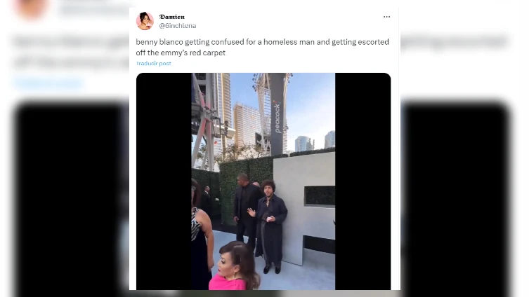Benny Blanco y Selena Gomez en los Emmy’s. Benny Blanco y Selena Gomez en los Emmy’s.