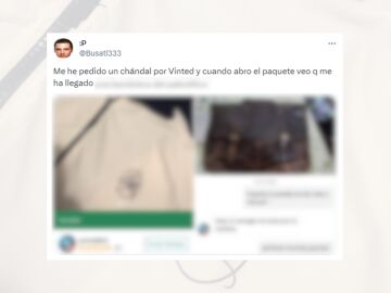 Tuit viral en sobre el pedido de Vinted de Busati333.