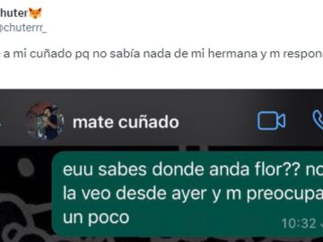 Tuit viral sobre la conversaci&oacute;n que tuvo con su cu&ntilde;ado.