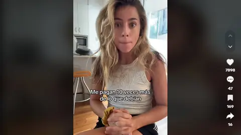 La reacción de esta joven al recibir más dinero de la cuenta La reacción de esta joven al recibir más dinero de la cuenta