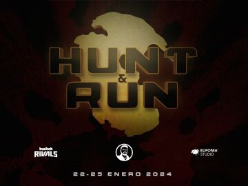 Cartel de Hunt & Run, el Twitch Rivals de IlloJuan.