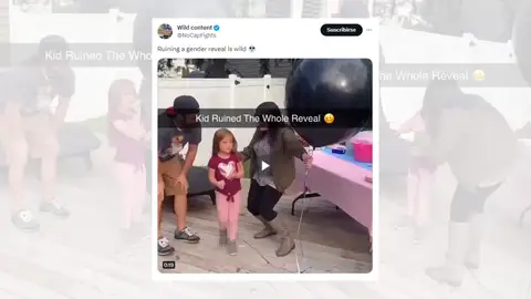 Tuit viral sobre el gender reveal arruinado de esta pareja. Tuit viral sobre el gender reveal arruinado de esta pareja.
