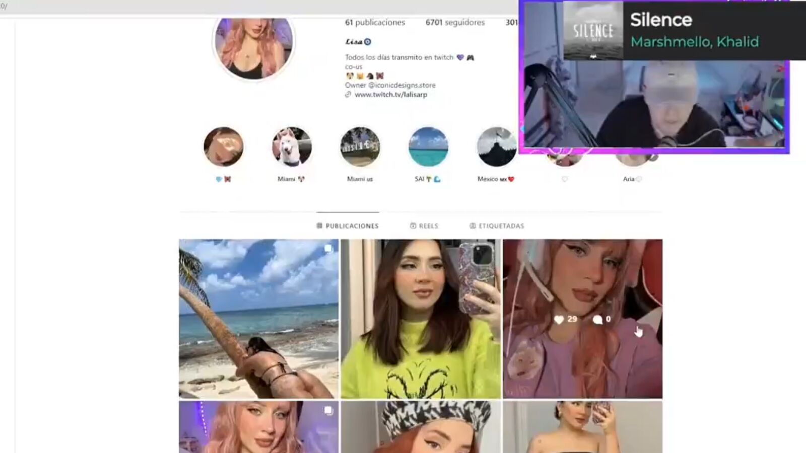 Komanche, muy criticado por hacer comentarios subidos de tono mientras miraba las fotos de una viewer