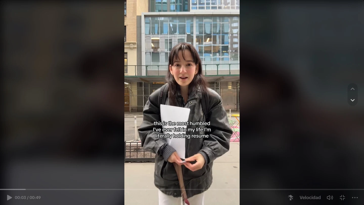 Tiktok chicha sin trabajo Tiktok chica sin trabajo que busca empleo