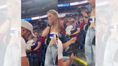 Finge que le va a pedir matrimonio y termina con la bebida por encima: una broma que acabó muy mal