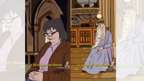 TikTok viral de Santapenya, sobre los trabajos invisibles de Hogwarts. TikTok viral de Santapenya, sobre los trabajos invisibles de Hogwarts.