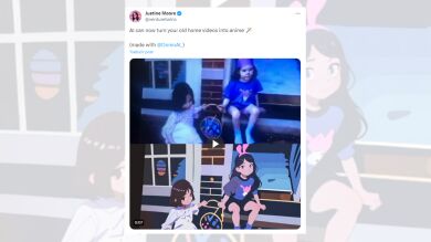 Convierte sus vídeos de la infancia en anime a través de la IA: una propuesta que ha dividido a las redes