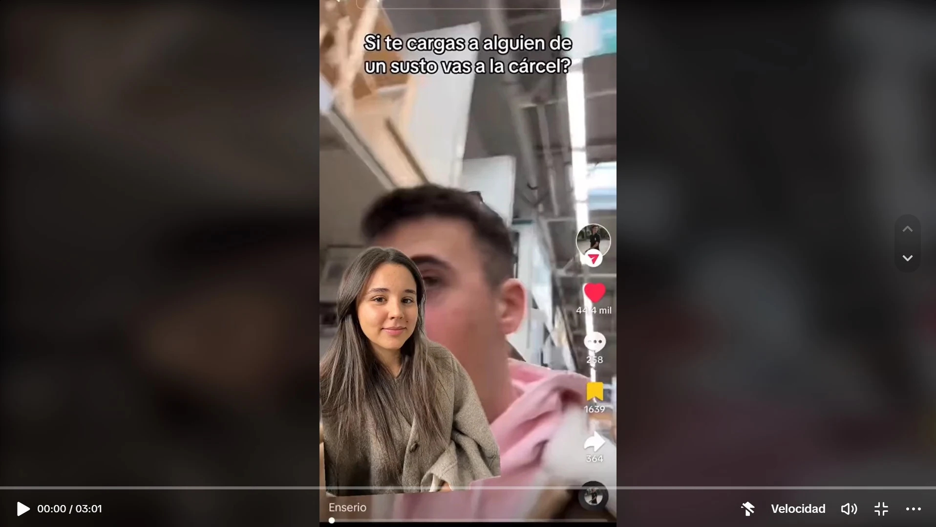 TikTok si matas a alguien de un susto vas a la c&aacute;rcel