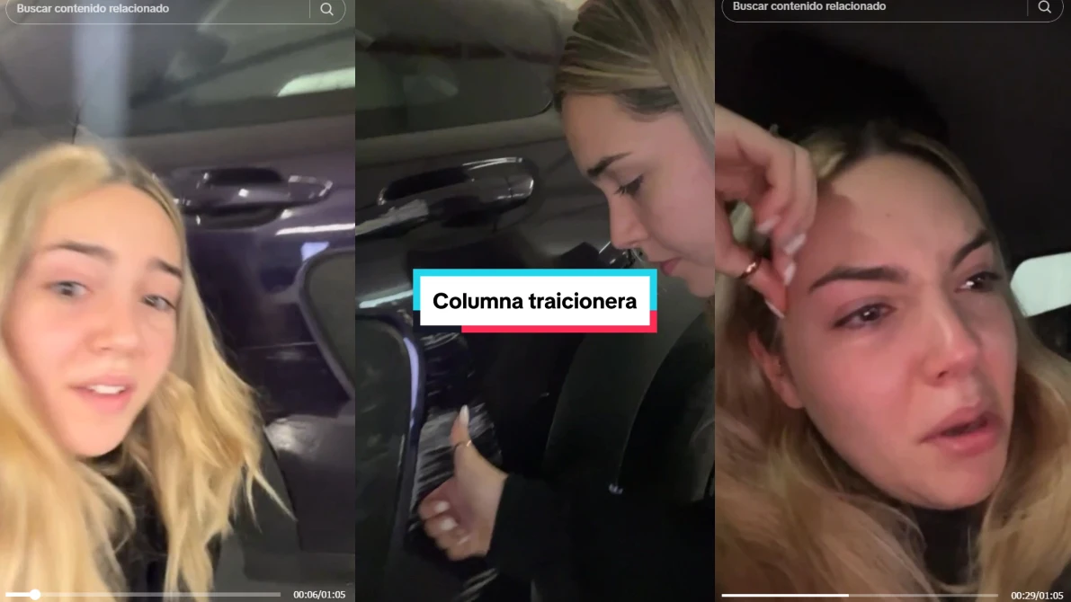 Una tiktoker llora tras rayar el coche de su madre por segunda vez Una tiktoker llora tras rayar el coche de su madre por segunda vez
