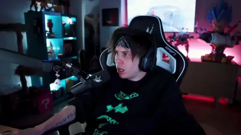 Rubius en uno de sus streams. Rubius en uno de sus streams.