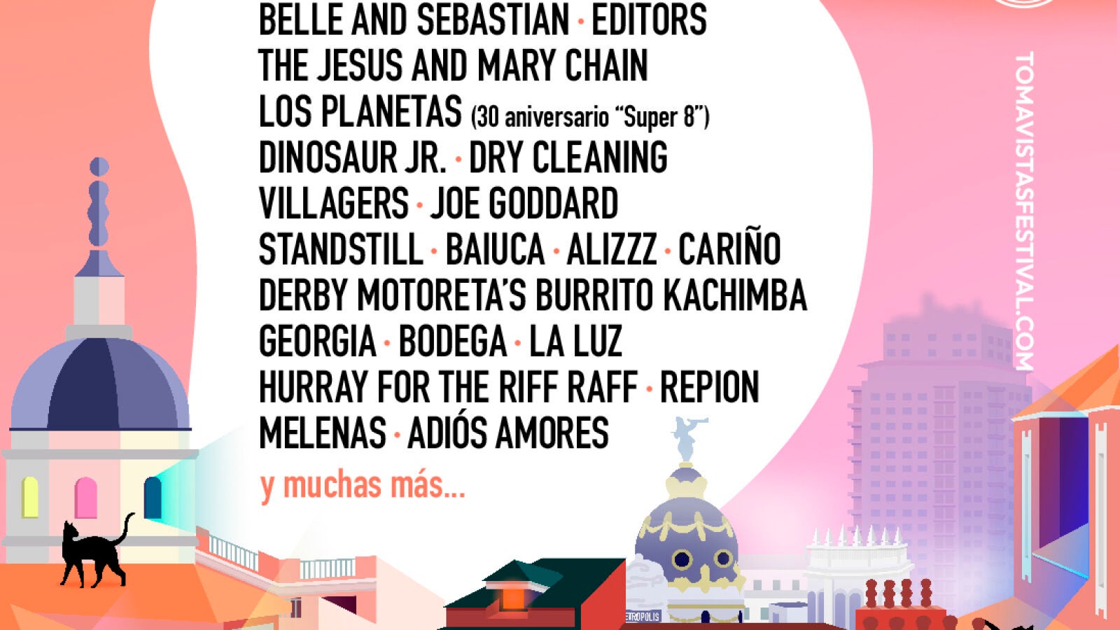 Phoenix, Editors y Los Planetas redondean el Tomavistas más ambicioso