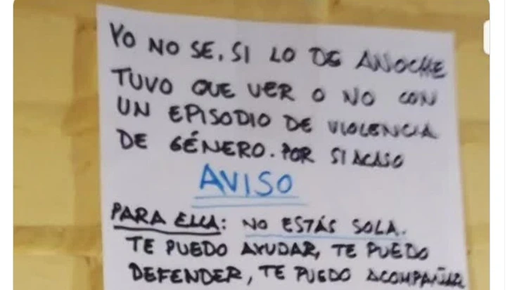 Tuit nota sobre violencia de género vecinos Tuit nota sobre violencia de género vecinos