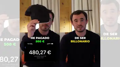 Paga 500 euros por una gorra de cinco euros porque asegura que le acerca a su objetivo de ser billonario