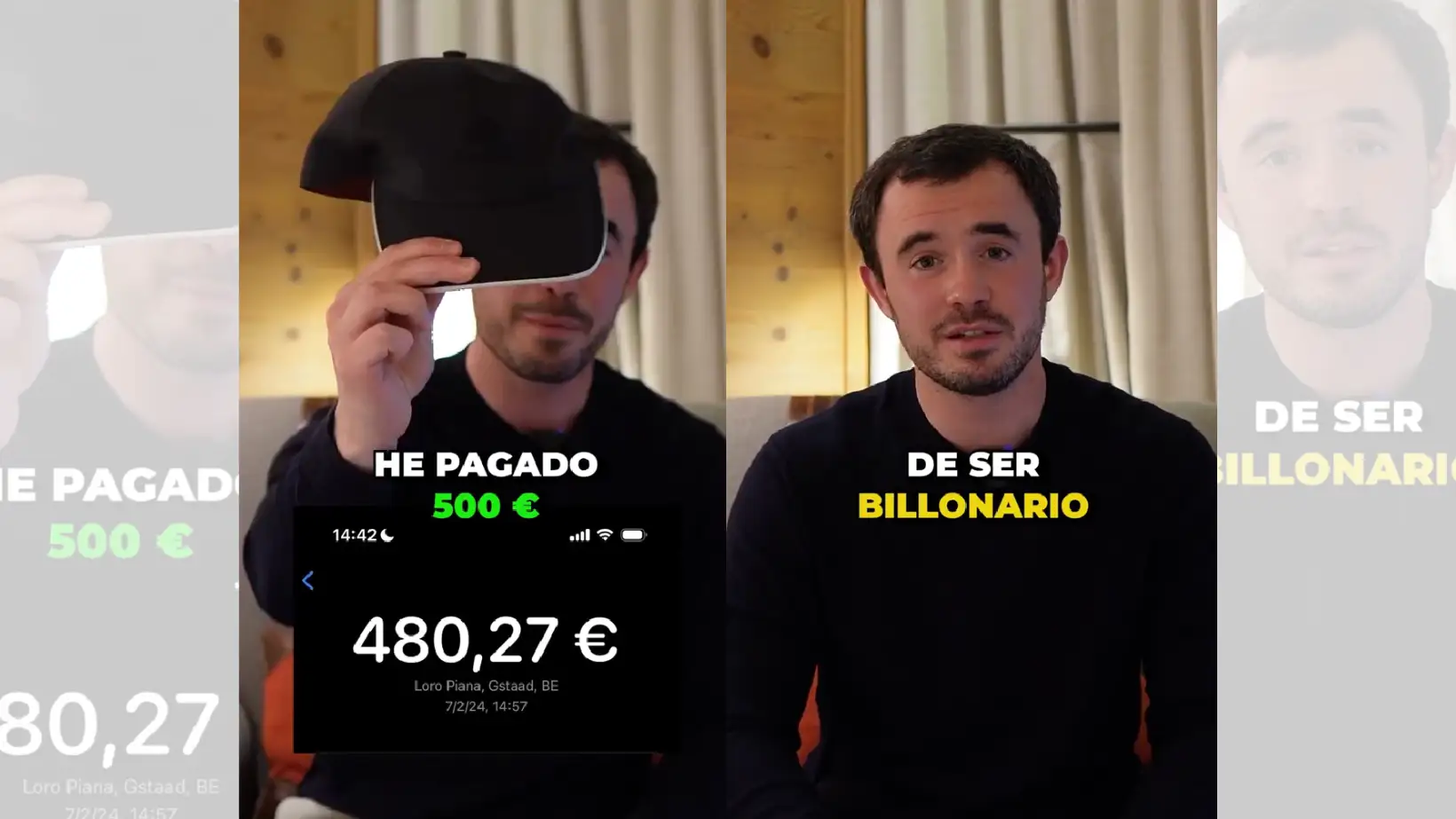 Tiktoker asegura que ha pagado 500 euros por una gorra.