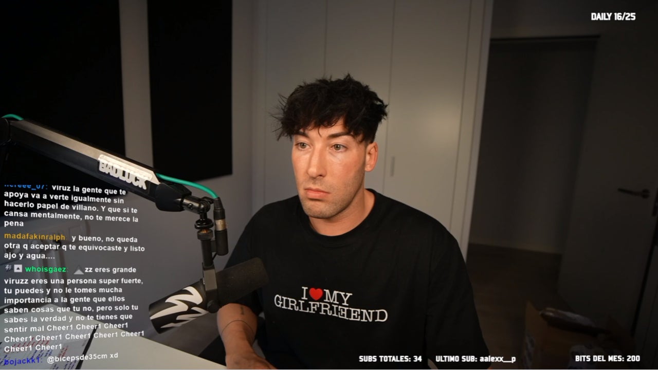 Viruzz Viruzz se derrumba en directo por el hate que recibe debido a que Misho ...