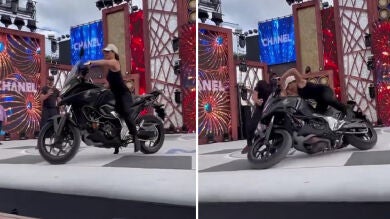 Así fue la viral caída de Chanel durante su ensayo para el carnaval de Maspalomas