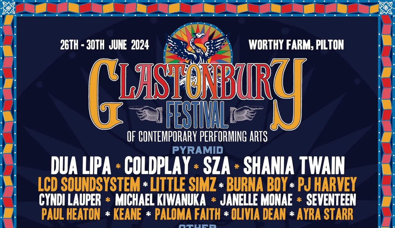 Cartel del Glastonbury Festival 2024