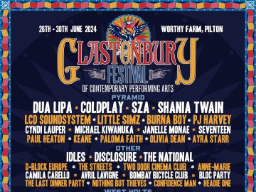 Cartel del Glastonbury Festival 2024