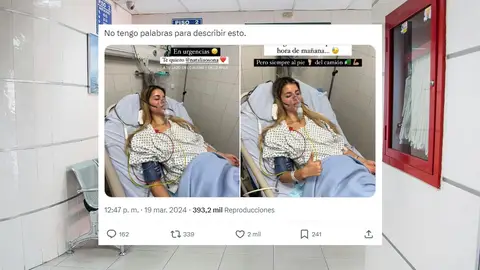 Las impactantes imagenes de la influencer Natalia Osona desde el hospital Las impactantes imagenes de la influencer Natalia Osona desde el hospital