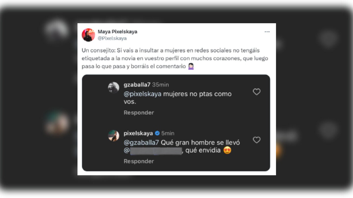 El tremendo zasca de Maya Pixelskaya a un hater.