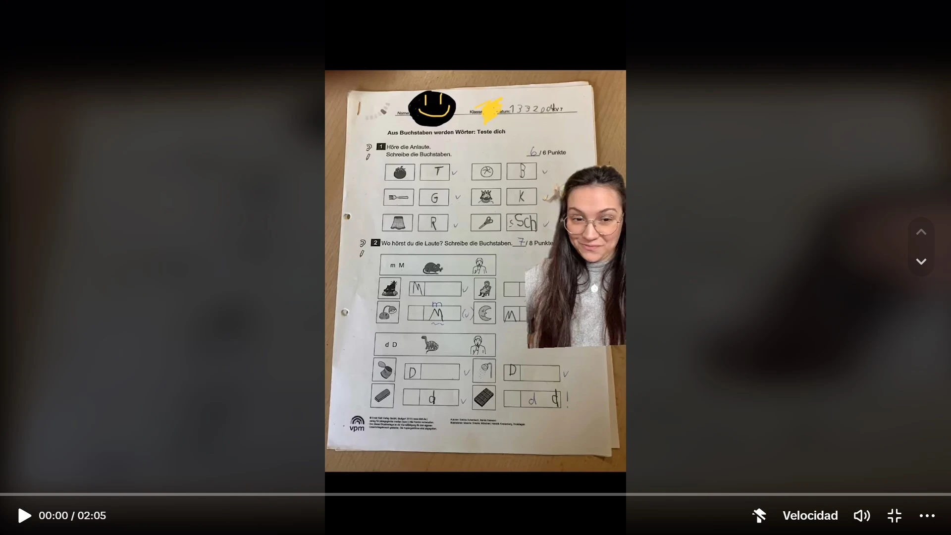 Tiktok examen de Primaria de Alemania