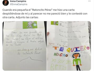 Tuit carta de despedida Ratoncito Pérez 