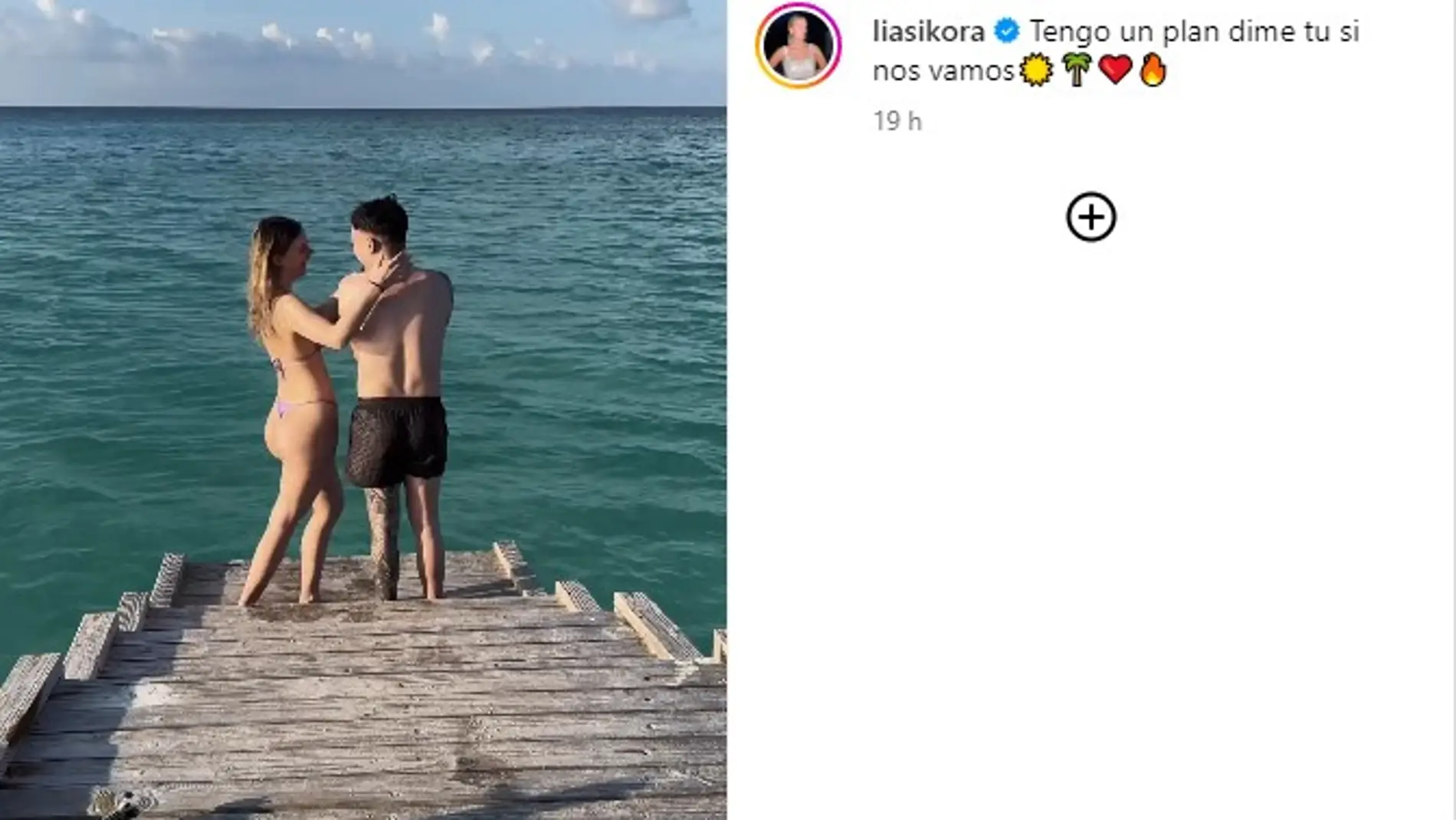 Lia Sikora y Carlos Ramos confirman su relación