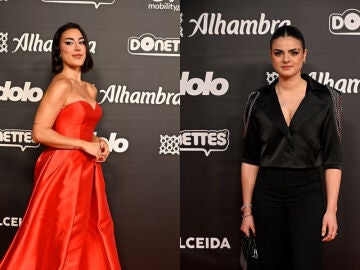 Paula Gonu y Lucia La Puerta en los Premios Ídolo
