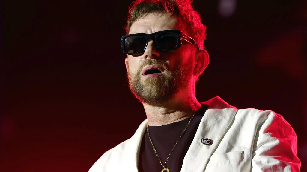 Damon Albarn durante el concierto de Blur en Coachella 2024