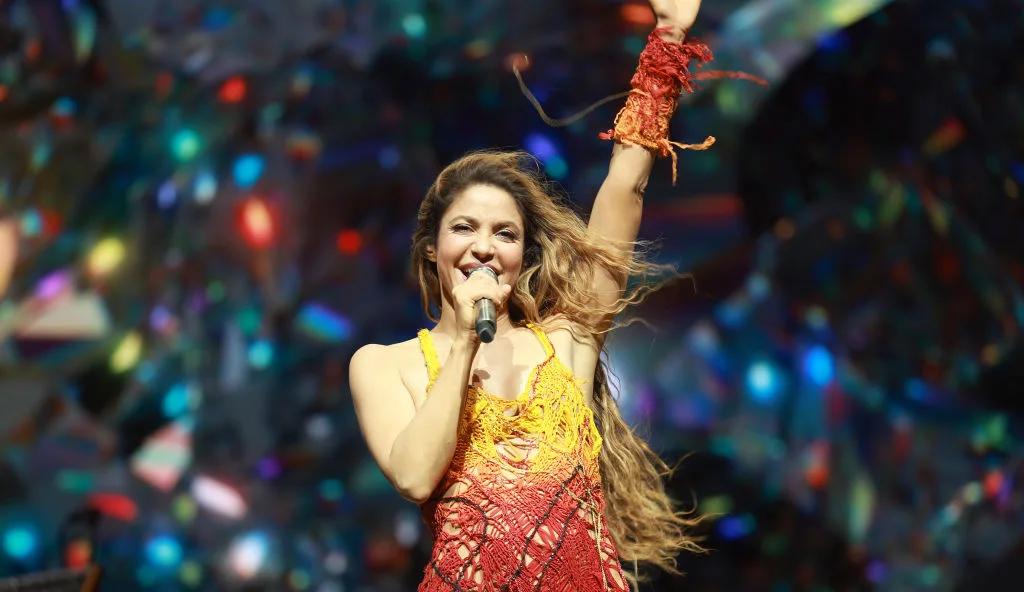 Shakira en su actuación sorpresa en Coachella 2024