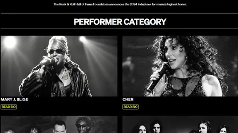Rock & Roll Hall of Fame 2024 Rock & Roll Hall of Fame 2024