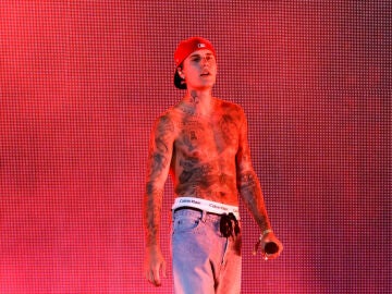 Foto de archivo de Justin Bieber durante un concierto