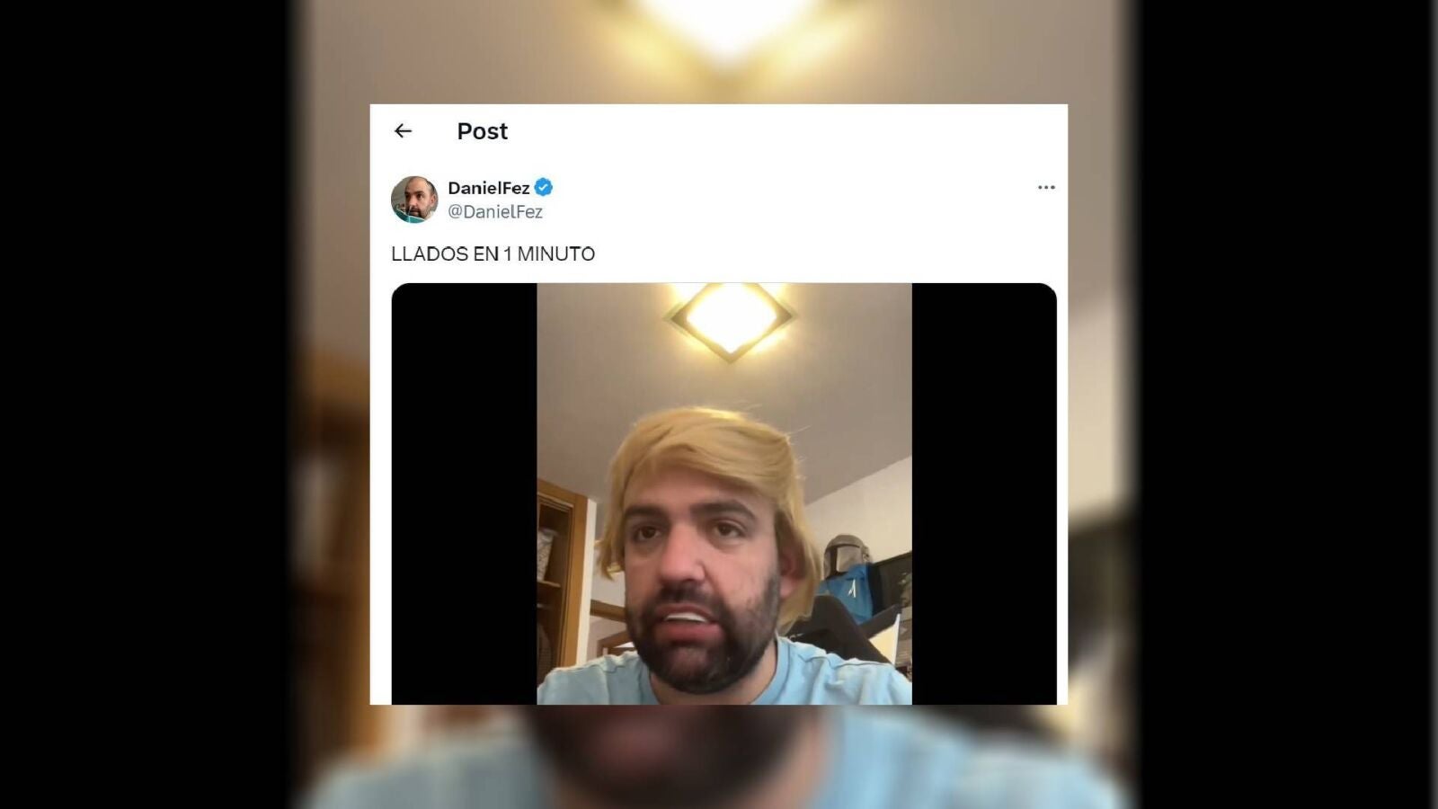 El humorista @DanielFez comparte un vídeo ridiculizando a Llados y se vuelve viral: 
