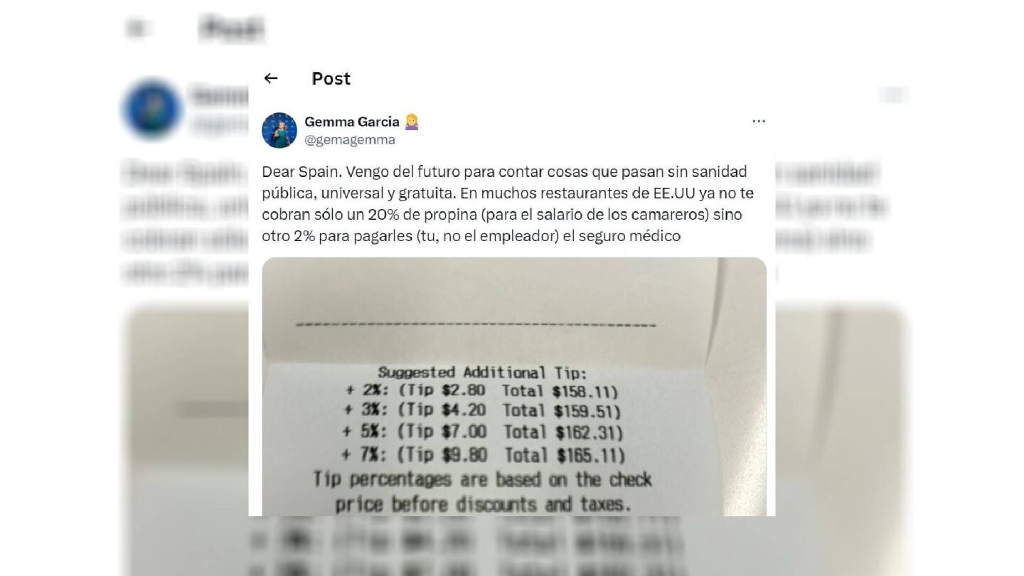 Tuit sanidad p&uacute;blica en Estados Unidos