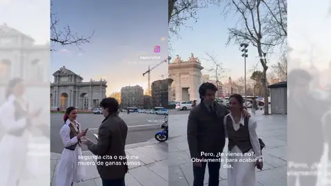 Alberto y María en su segunda cita Alberto y María en su segunda cita