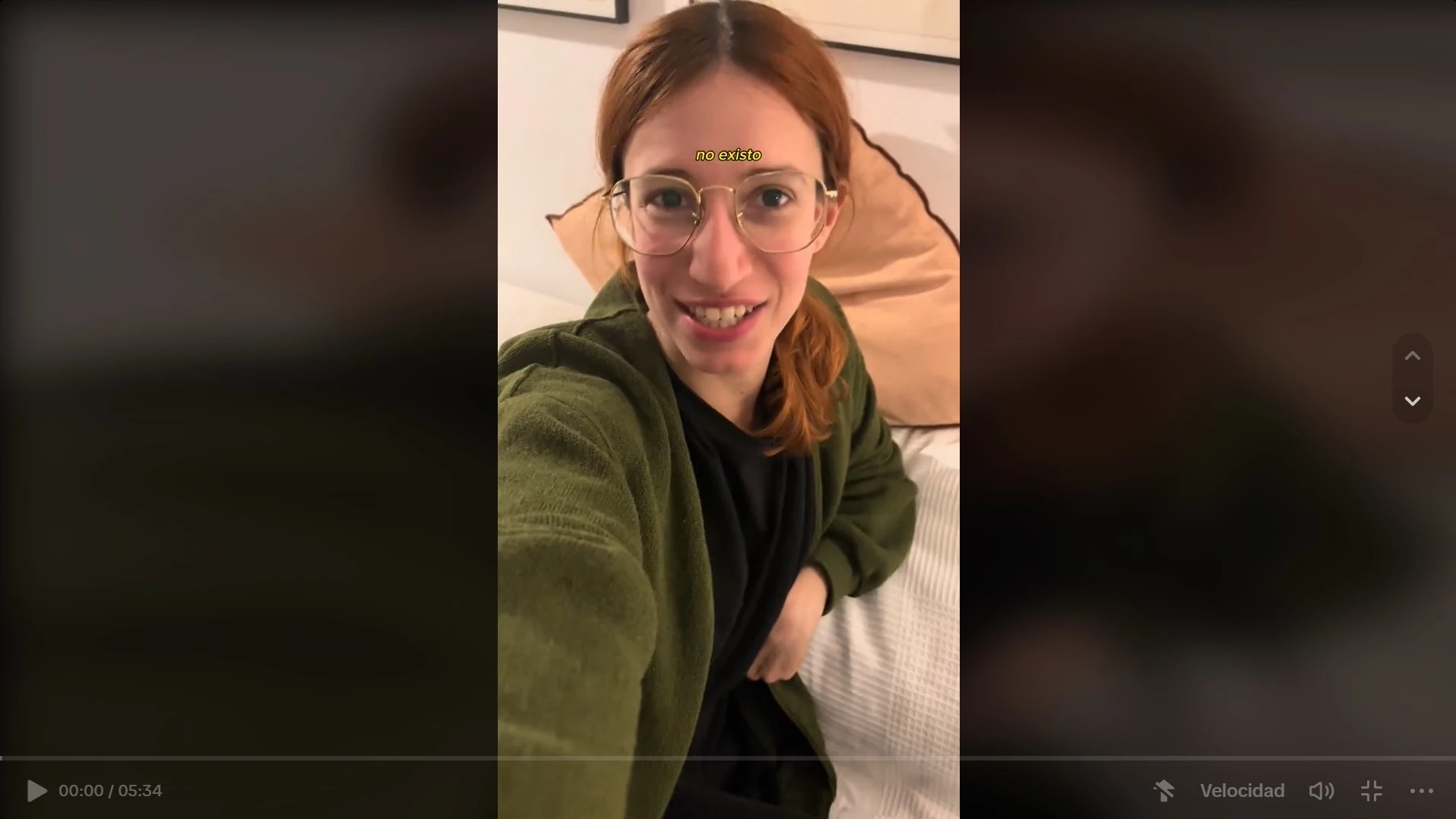 Tiktok de la joven que no aparece en el registro civil