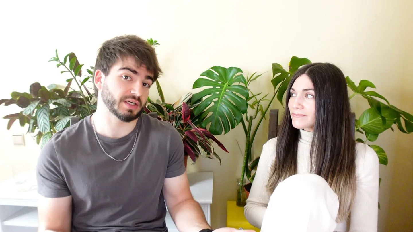 Frame del vídeo en el que Jaime y Ter anuncian su ruptura Frame del vídeo en el que Jaime y Ter anuncian su ruptura