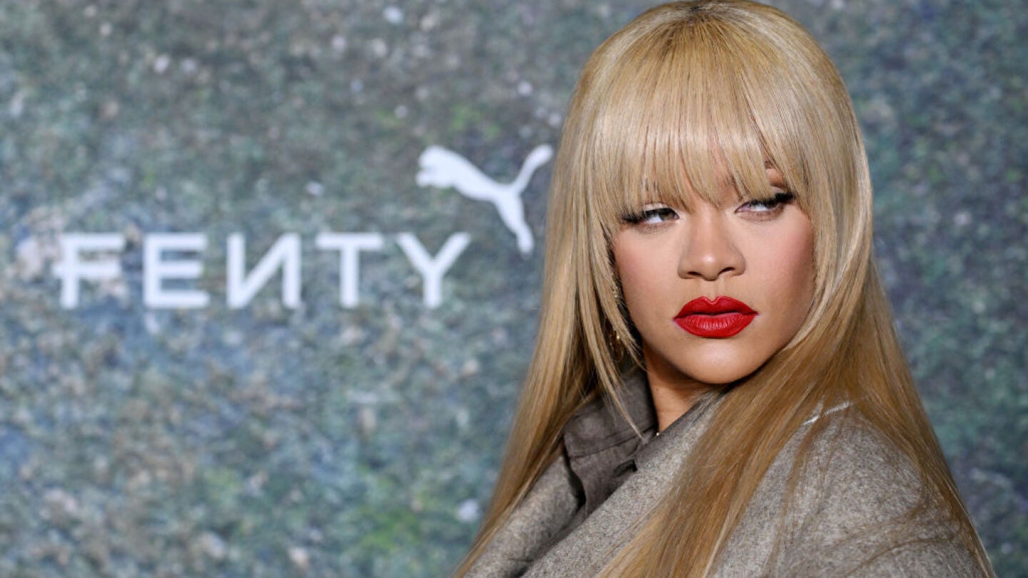 Rihanna en un evento de Fenty x Puma