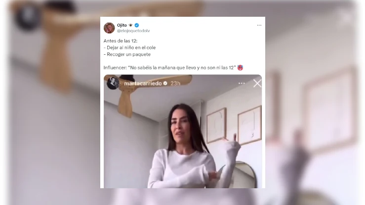 Tuit sobre Marta Carriedo. Tuit sobre Marta Carriedo.