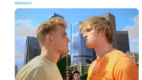 Jake Paul acepta el desafío de su hermano Logan Paul Jake Paul acepta el desafío de su hermano Logan Paul