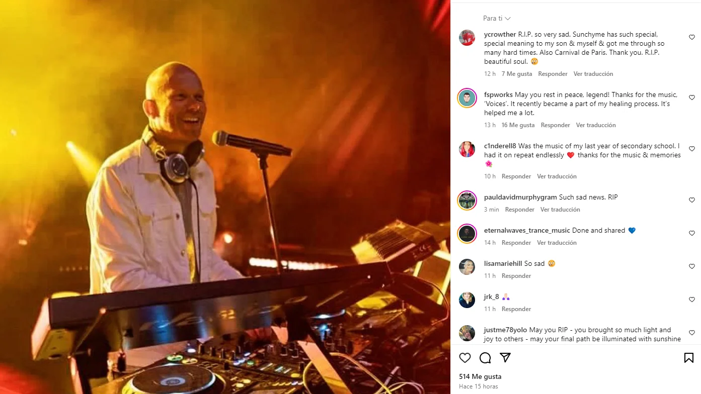Muere la estrella de la m&uacute;sica disco de los 90 Dario G
