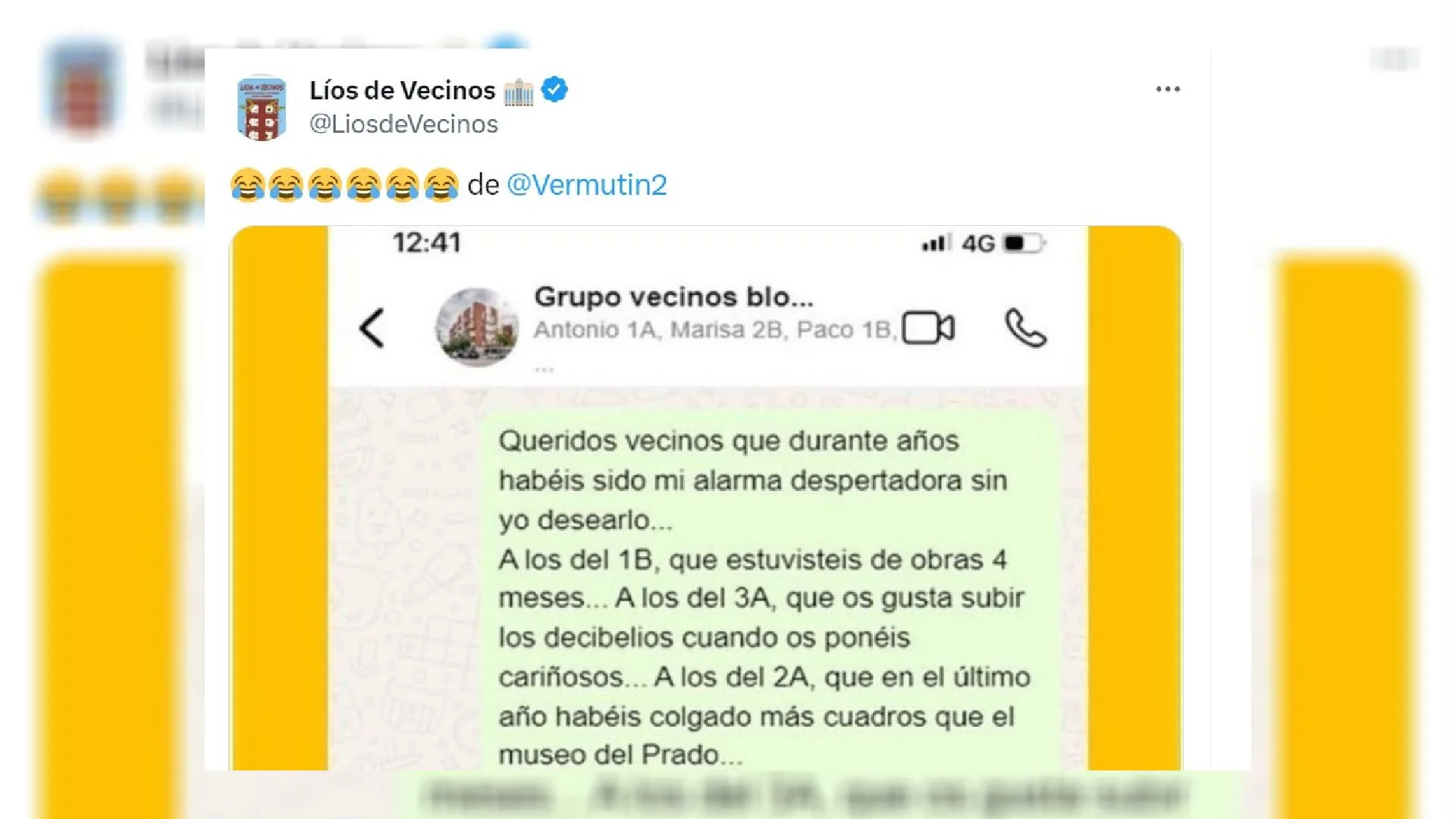 Tuit venganza vecino guitarra el&eacute;ctrica