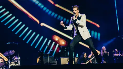 The Killers durante el concierto The Killers durante el concierto